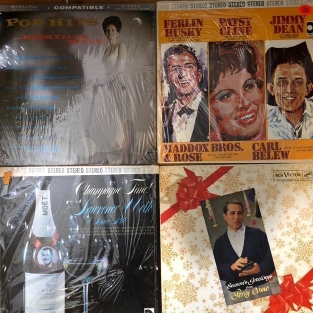 Assorted vinyl lot of vintage records